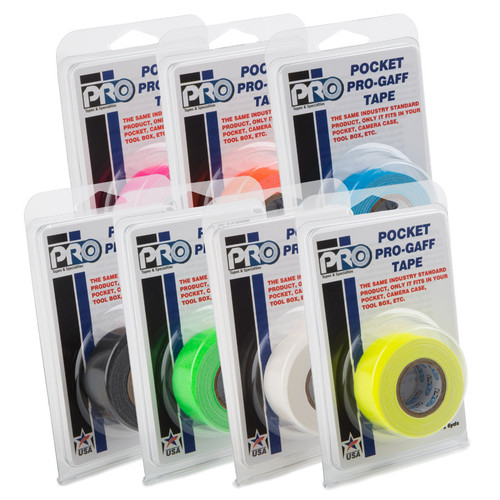 Pro Gaff Spike Tape - 1/2 X 45yd, 5 Color Pack - Neon Production