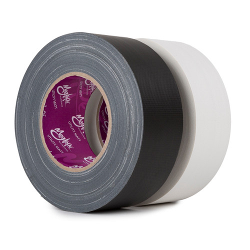 Utility Matt Gaffer Tape Black Silver Utility Matt Gaffer Tape Black Silver