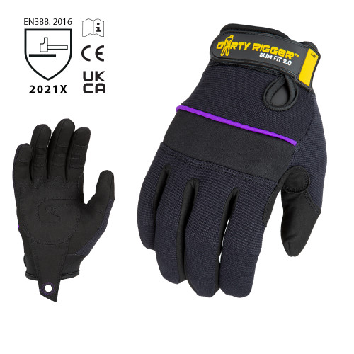 Dirty Rigger™ SlimFit™ 2.0 Rigger Glove – Full Fingered Dirty Rigger™ SlimFit™ 2.0 Rigger Glove – Full Fingered