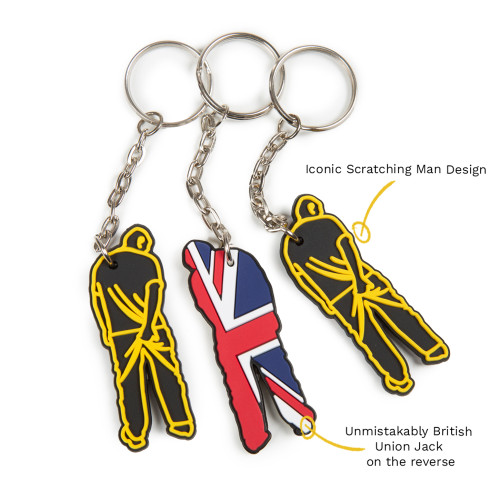 Dirty Rigger™ Scratching Man Keyring Dirty Rigger™ Scratching Man Keyring