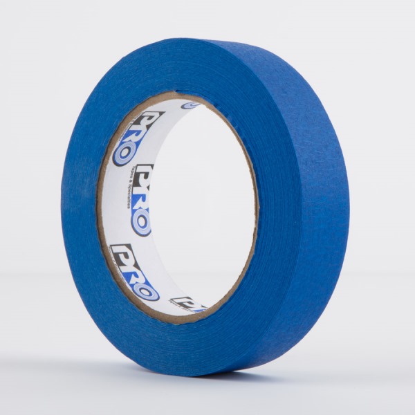 915664-5 Shurtape Paper Painters Masking Tape, Rubber Tape Adhesive, 5.60  mil Thick, 24mm X 55m, Blue, 1 EA