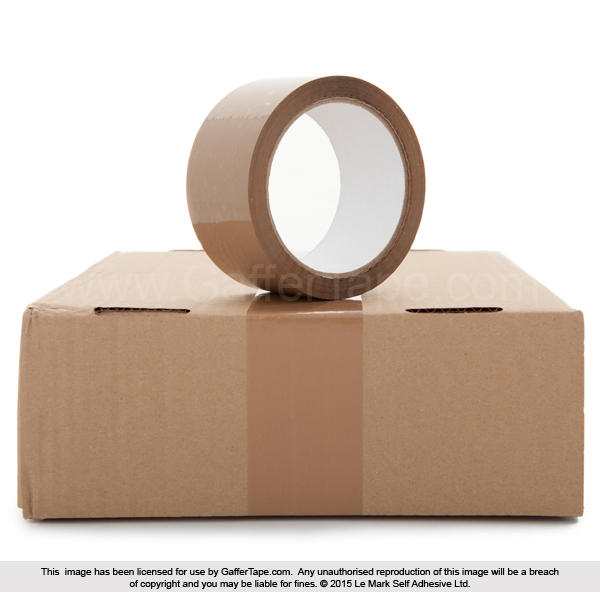 Low Noise Brown Packing Tape (48mm x 66M) - Schott Packaging