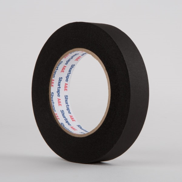 Permacel/Shurtape Paper Photographic Masking Tape (2 x 60 yd, Black)