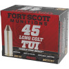 Fort Scott Munitions TUI .45 LONG COLT, 225gr, SCS - 20 Rounds [MPN: 45LC225SCV]