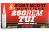 Fort Scott Munitions TUI .260 REM, 123gr, SCS - 20 Rounds [MPN: 260123SCV2]