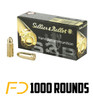 Sellier &amp; Bellot 9MM, 124gr, FMJ - 1000 Rounds - Free Shipping