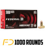Federal American Eagle 9MM, 124gr, FMJ - 1000 rounds - Free Shipping