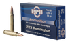 PPU .223 REM, 55gr, FMJBT - 20 Rounds [MPN: PP223F1]