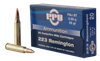 PPU .223 REM, 55gr, FMJBT - 20 Rounds [MPN: PP223F1]
