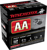 Winchester AA Heavy 12 GA, 2-3/4in. 1-1/8oz. #9 Shot - 25 Rounds [MPN: AAM129]