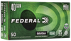 Federal Premium .40 S&amp;W, 125gr, LF Frangible - 50 Rounds [MPN: BC40CT1]