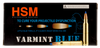 HSM Varmint Blue .223 REM, 55gr, Sierra BlitzKing - 20 Rounds [MPN: HSM22354N]