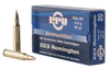 PPU Standard Rifle .223 REM, 62gr, FMJBT - 20 Rounds [MPN: PP223F2]