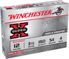Winchester Super-X 12 GA, 3-1/2in. 54 Pellet 4 Buckshot - 5 Rounds [MPN: XB12L4]