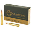 Weatherby Select Plus .270 WTHBY MAGNUM, 150gr, Nosler Partition - 20 Rounds [MPN: N270150PT]