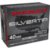 Winchester Silvertip .40 S&amp;W, 155gr, JHP - 20 Rounds [MPN: W40SWST]