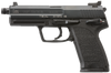 HK, USP Tactical, Semi-automatic, DA/SA, 9MM, 4.86" Threaded Barrel, Polymer Frame, Black, Safety/Decocker, Adjustable Sights, 15Rd, 2 Magazines