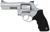 Taurus 2-608049 608 Standard 357 Mag 8rd 4" Matte Stainless Steel Black Rubber Grip