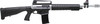Iver Johnson Stryker 12ga. 3" - 20" Ar-style 5-sh S.nickel/blk