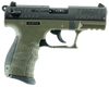 Walther Arms 5120338 P22 Military *CA Compliant 22 LR 3.42" 10+1 OD Green