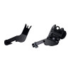 JE Machine Tech 45 Degree Fixed Offset Gun Sights Front and Rear Aluminum Black