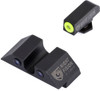 Night Fision Tritium Yellowdot - "u" Black Rear Glock 20-41 Set