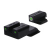 TRUGLO Tritium Pro Night Sights with White Focus Ring for S&W Shield EZ in 9mm