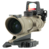 Trijicon Acog, Trj 100555  Ta01ecos   Combo 4x32/rmr2 3.25moa Fde