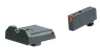 Truglo Sight Set Glock Adjstbl - Tfx Pro Green/orange Outline