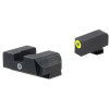 Ameriglo Sight Set for Glock Green Tritium Front Dot with LumiGreen Outline and Green Rear Single-Dot