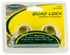 Weaver Mounts Quad Lock, Weav 49055 Rings Quad-lock 1in Med Slv