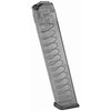 Ets Magazine Glock 9mm 22rd - Translucent Fits 17/19/26/34