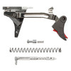 Zev Pro Flat Face Trigger - Ultimate Kit Gen 1-4 9mm Blk