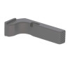 Rival Arms Extended Magazine Release for Glock 43 Models CNC Machined Aluminum Anodized Clear Natural Finish