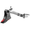 ZEV Pro Curved Triggerger Bar Small Black/Red