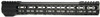 BOWDEN TACTICAL CORNERSTONE SERIES HANDGUARD, 15", BLACK HARDCOAT ANODIZED, COMPETITION