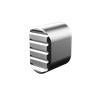 Rise Armament Ar-15 Mag Release Button - Graphite Gray