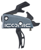Rise Trigger Iconic Gray - 2-stage 1.25/1.75 Ar-15 W/pins