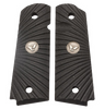 Wilson Combat Black G10, Wils 351aafs  Grips Full Size Blk G10