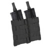 Tac Shield AR-15 Double Speed Load Rifle Magazine Pouch Nylon Black T3507BK