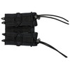 High Speed Gear Taco Molle, Hsgi 11pt02bk Dbl Pistol Taco Molle       Black