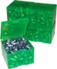 MTM Case-Gard Cast Bullet Box Polymer Clear Green Cast1-16