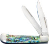 Bear & Son Abalone Trapper - 2.25" Lockback Ss/abalone Hndl