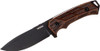 Woox Knife Rock 62 Fixed Blade - 4.25" Walnut Engraved Handle