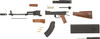 Rw Minis Non-firing Cast Ak-47 - 1:3 Scale Replica
