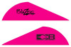 Bohning Blazer Vanes - 2" Solid Hot Pink 100pk