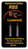 Lumenok Replacement Battery - For Lighted Bolt Nock 2pk