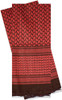 Red Rock Shemagh Head Wrap - Red/black