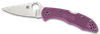 Spyderco Delica 4, Spy C11fppr    Delica Flt Grnd Purple Pln
