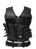NC Star Tactical Vest Black XL-XXL Tough PVC/Mesh Webbing